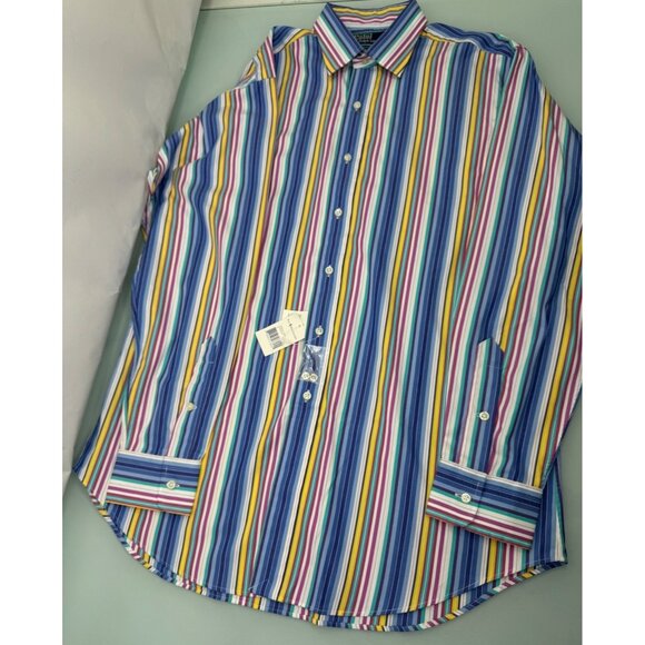 Vintage Polo Ralph Lauren Curham Classic Fit Button Up Long Sleeve Large L
